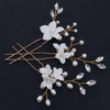 Bridal Hair Accessories Beusoulover 3pcs Crystal Wedding Hair Pieces Handmade Rhinestone Bridal Hair Pin for Women Girls