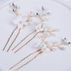Bridal Hair Accessories Beusoulover 3pcs Crystal Wedding Hair Pieces Handmade Rhinestone Bridal Hair Pin for Women Girls