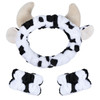 Miroksh Fluffy Bear Cat Ear Face Washing Headband Women Spa Hair Band Soft Coral Fleece Headwraps Cute Creative Cartoon