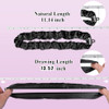 Babalet Adjustable Hair Tie Silk Satin Extra Length Hair Scrunchies No Slip Ouchless Hairband for WomenStylish Durable E