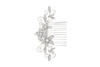 SAMKY Bridal Bridesmaid Flower Girl Pearl Rhinestones Prom Wedding Tiara Comb T1046