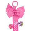 allydrew Long Ribbon Hair Clip Hair Bow Holder Hot Pink Polka Dots