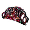 Women Lady Exquisite Crystal Hair Clip Claw Pins Large Fancy Rhinestones Claw Clip Jaw Clips for Thick Hair Blue