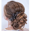 Brishow Black Rhinestone Hair Accessories Wedding Crystal Hair Combs for Women