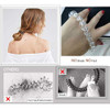 Shinon Hair Ring Coil Hair Ties Spiral Phone Cord Hair Ties Elastics Traceless Hair Coils Ponytail Holders with One Pear