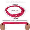 YARIEW Hairband 20 Pack Chiffon Suede Fabrics Stretchable Headbands for Women Hand Crafted Women Headbands Fashion Headb