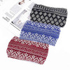 Bohend Boho Wide Headband Women Cotton Headbands Knotted Stretchy Bandeau No Slip Yoga Hairband G