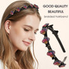 KKSS 4 Pcs Headband With Clips Accesorios Para El Cabello Clip Headbands for Girl head Bands for Womens Hair Braided Hea