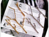 Set of 3 Vintage Tree Branch Hair Clip Barrette Women Lady Hair Pin Head Dress DIY Hair Accessories Silver