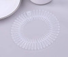Fodattm 6PCS Women Lady Stretch Flexible Plastic Full Circle Hair Comb Headband Hair Hoop Hair Clip Spring Head Band wit