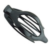 Parcelona French Wide Beak Celluloid Slidein Hair Claw Clip Black