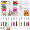 72 PCS Dreadlocks Jewelry Handemade Crystal Wire Wrapped Braids Hair Accessories Hair Tube Beads Hair Cuffs Hair Pendant