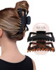 Kitsch 5 Inch Large Claw Clips for Thick and Long Hair Strong Grip Jumbo Claw Clip for AllDay Hold 2pcs Matte Oversized