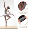 Uonlytech Womens Hair Accessories Set 5pcs Black Invisible Elastic Bun Covers Reusable Hair Nets for Ballet Dance Girls