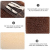Minkissy Hair Volume Bumps For Insert 6 Pack Bump It Up Hair Clips For Women Hair Padding For Updos Beehive Base and Cha