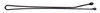 Diane Jumbo Bob Pins 25 Inch Black 1 Pound D492 Approximately 250 Pins