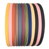 Springtime 12pcs 8mm Plastic Headbands Hard Teeth Headbands Thin Simple Headands For Girls Kids Teens Women