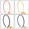 Springtime 12pcs 8mm Plastic Headbands Hard Teeth Headbands Thin Simple Headands For Girls Kids Teens Women