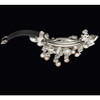 E EMZHOLE Luxury Hair Barrettes Flower Tassel Design Spring Clip Rhinestone Hairpin Crystal Hair Clip Hair Accessories f