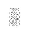 Goody Ouchless Hair Elastics No Pull No Breakage TangleFree Hold for Fine Hair 50 Count Black LongLasting Ponytail Holde