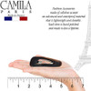 Camila Paris AD892 French Hair Barrettes Clips Snap Hair Slides Clic Clac for Women Styling Girls Side Slidein Metal Sna