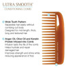 Cricket Ultra Smooth Hair Conditioning Rake Comb with WideTooth Comb Design Hair Comb Made with Argan Oil Olive Oil and