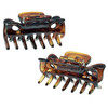 Camila Paris CP222 French Hair Clip for Women 15 inch Set of 2 Tortoise Girls Hair Claw Clips Jaw Fashion Durable Stylin