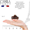Camila Paris CP1377 French Hair Clip for Women 2 inch Girls Hair Claw Clips Jaw Tortoise Fashion Durable and Styling Hai