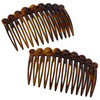 Camila Paris CP332 French Hair Side Comb Small Tortoise Shell French Twist Hair Combs Decorative Strong Hold Hair Clips