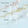 Yean Wedding Hair Vine Long Bridal Headband Hair Accessories for Bride and Bridesmaid 100cm 393inches Silver