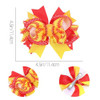 Basketball Hair Bow Clip Kids Girls Sport Bow Hairpin Baby Basketball Hair Clips Pin BBG64 (Set-C) online at globaldelivered