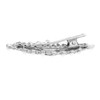 Rosemarie Collections Womens Stunning Antique Style Headpiece Glass Crystal and Simulated Pearl Hair Clip Barrette 225 S