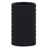 Senkary 50 Pieces Black Large Hair Ties Extra Thick Elastic Hair Bands Seamless Ponytail Holders for Thick Heavy and Cur