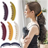 RC ROCHE 6 Pcs Large Banana Hair Clips Claws for Women Thick Curly Ponytail Holder Maker Big Comb No Crease Strong Hold