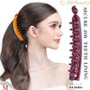 RC ROCHE 6 Pcs Large Banana Hair Clips Claws for Women Thick Curly Ponytail Holder Maker Big Comb No Crease Strong Hold