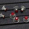 Vpang 20 Pcs Spiral Hair Pins Swirl Hair Twists Coils Hair Clips Wedding Bridal Shiny Rhinestone Crystal Metal Spiral Tw