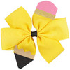 Pencil Girls Hair Bow Ponytail Holder Jumbo Hair Clips For Cheerleader Girls JBC13 1Yellow