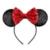 FANYITY Mouse Ears Sequin Mouse Ears Headband for Boys Girls Women Halloween Birthday Party