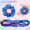 24Pcs Hair Scrunchies for Girls Shiny Metallic Scrunchies Cute Elastic Hair Bands Scrunchy Hair Ties Ponytail Holder for