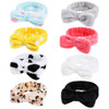 Hishexin 8 Pack Spa Headbands for Women Soft Bow Skincare Headband for Washing Face Skincare Salon Makeup Bulk Spa Party