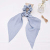 9 Pcs Satin Hair Accessories Set Bow Scrunchies Solid Bow Hair Bands Ribbon Ponytail Holders with Tails and Elastic Hair