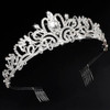 Chanaco Crowns for Women Princess Crown Rose Gold Tiara Headband Tiaras for Women Aurora Crown for Halloween Costume Bir