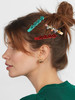 Christmas Hair Clips for Women Girls Xmas Present Bow Hair Pins Rhinestone Snowflake Light Hair Barrettes Hair Accessori