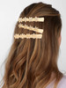 Christmas Snowflake Hair Pin Hairpin Sparkling Rhinestone Winter Snowflake Alligator Hair Clip Xmas Holiday Party Hair B