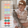 ZYSC Baby Girl Bows Infant Headbands Newborn Toddler Nylon Hairbands Hair Accessories for Baby Girls