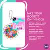 Goody Kids Ouchless Elastics with Mini Pouch 11 Count Dots Print for All Hair Types Hair Accessories for Women and Girls
