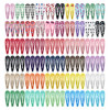 Hair Clips KUBOM 120Pack Metal Snap Hair Barrettes Barettes and Hair Clips for GirlsToddlersKidsWomen Baby and FineThick