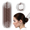Hair Net 100 Pcs Smilco 22 Inches Elasticity Invisible Elastic Mesh Wig Nets for Hair Bun Making Ballet Dancer Kitchen F