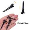 Hair Clips 50pcs Stainless Steel Hair Clips Non Slip Hair Clips NoTrace Professional Sectioning Hair Clips DIY Accessori