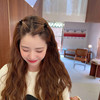 30 Pieces Lovely Heart Velvet Mini Hair Claw Clip Solid Color Small Hairpin for Women Ladies Girls Valentines Day Gift N